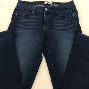 Paige, peg super skinny jean, size 28
